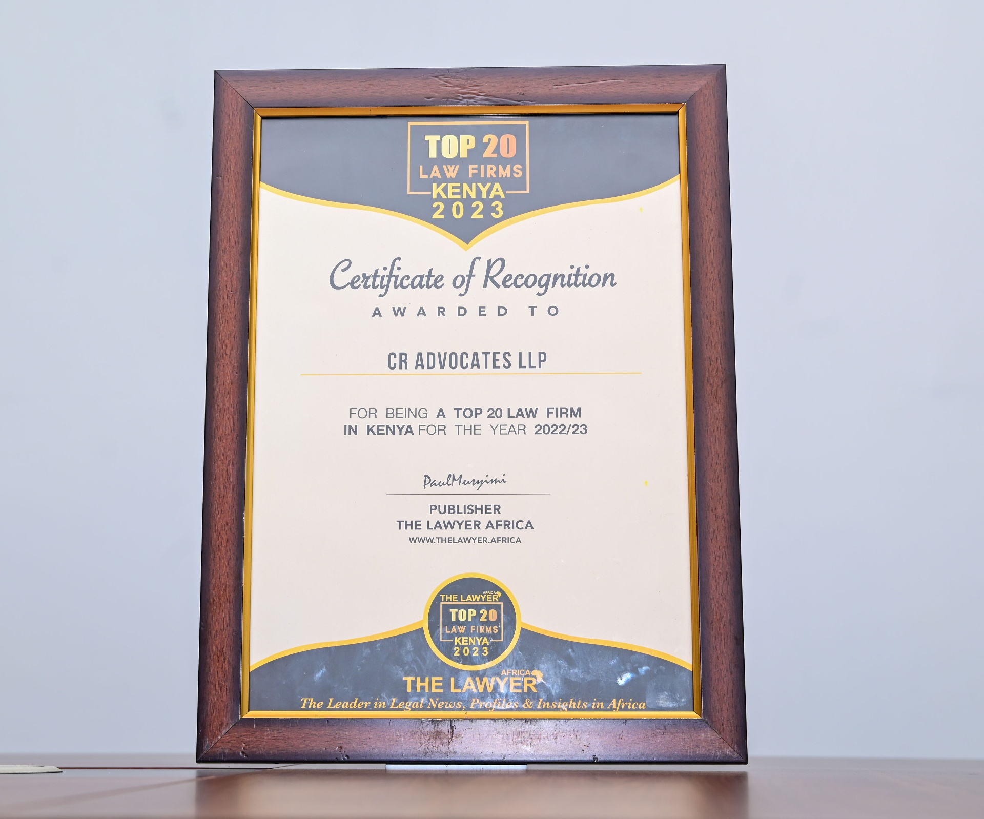 Top 20 Law Firm in Kenya